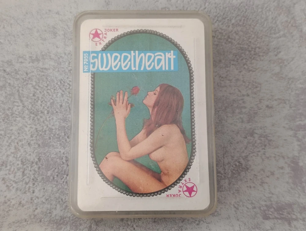 Erotické hrací karty Sweetheart No. 7055 z 60/70 let