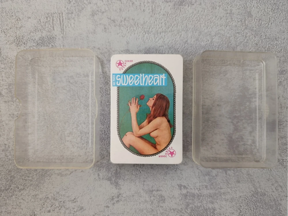 Erotické hrací karty Sweetheart No. 7055 z 60/70 let