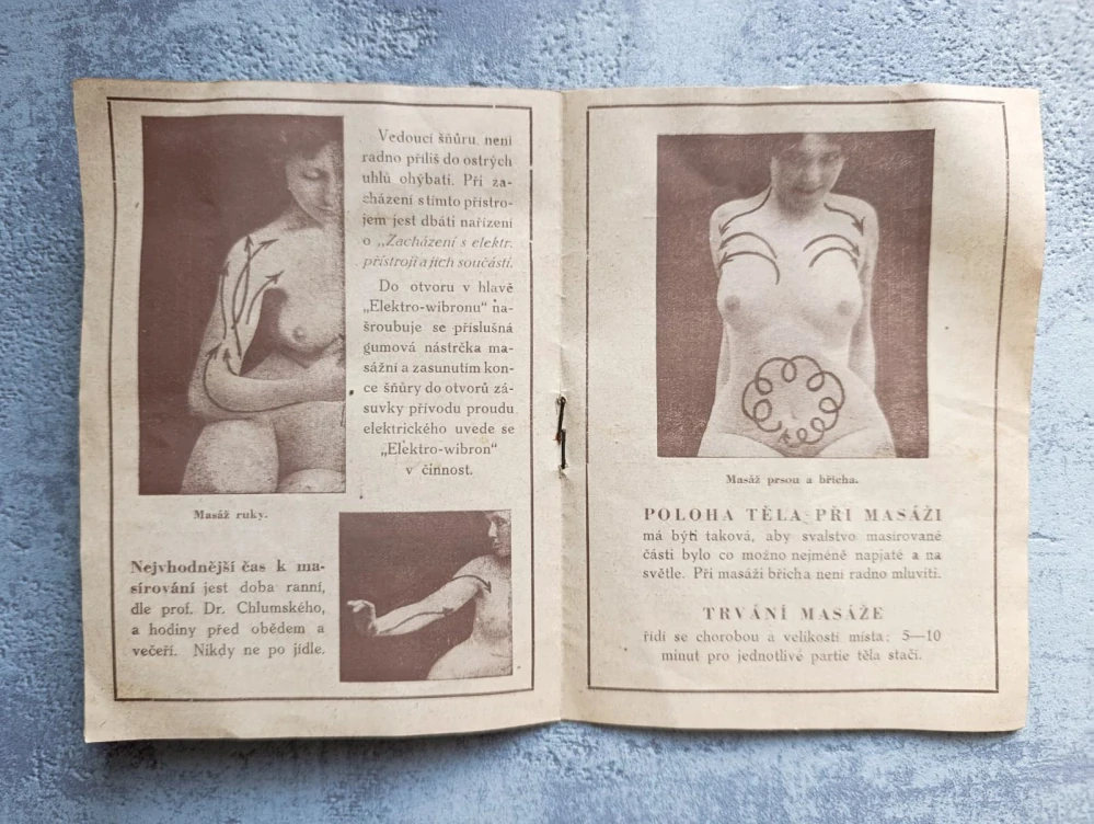 ELEKTRO-WIBRON – elektrický vibrační masážní přístroj (1935)